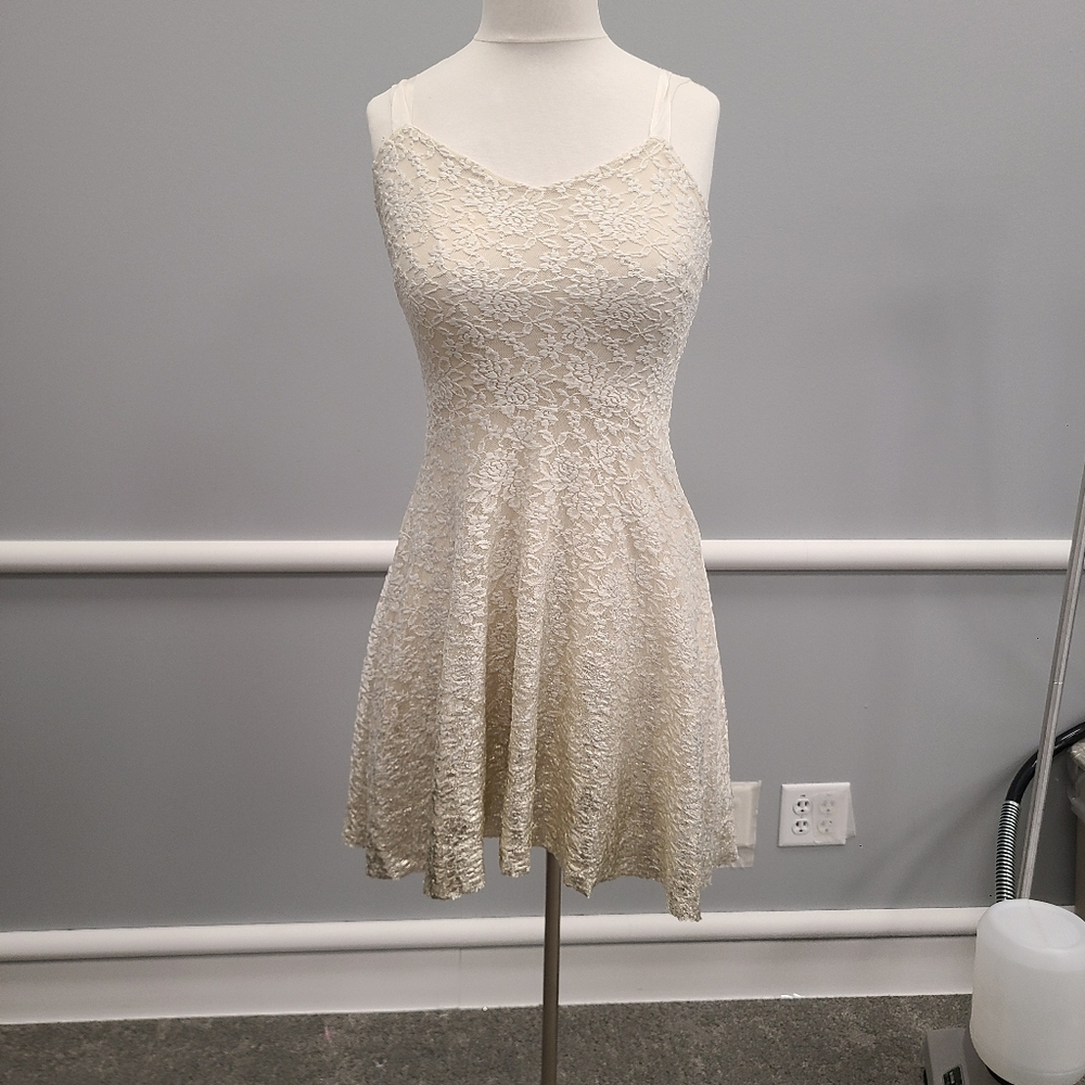 Free People Lace Mini Dress